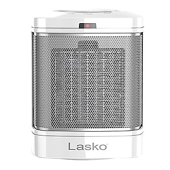 Lasko 1500-Watt 5118.2 BTU Ceramic Electric Heater, White (CD08200)