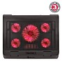 Enhance XL Gaming Laptop Cooler Pad with 5 Oversized LED Fans, 2 USB Ports, Black (ENGXC10100RDEW)~#|#~sp7485799_sc7