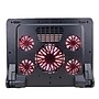 Enhance XL Gaming Laptop Cooler Pad with 5 Oversized LED Fans, 2 USB Ports, Black (ENGXC10100RDEW)~#|#~sp7485805_sc7