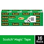 Scotch® Magic Tape, Invisible, Write On, Matte Finish, 3/4" x 27.77 yds., 1" Core, 16 Rolls (810K16)~#|#~sp91161868_sc7