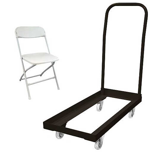 Adtage Fing Table C With 80 White Plastic Fing Chairs ...