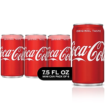 Coca-Cola Cans, 7.5 fl oz, 30 pack ( expiration nov-04-24) 