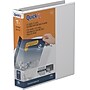 Stride Deluxe Heavy Duty 1 1/2" 3-Ring View Binders, White (97120)~#|#~sp75059773_sc7
