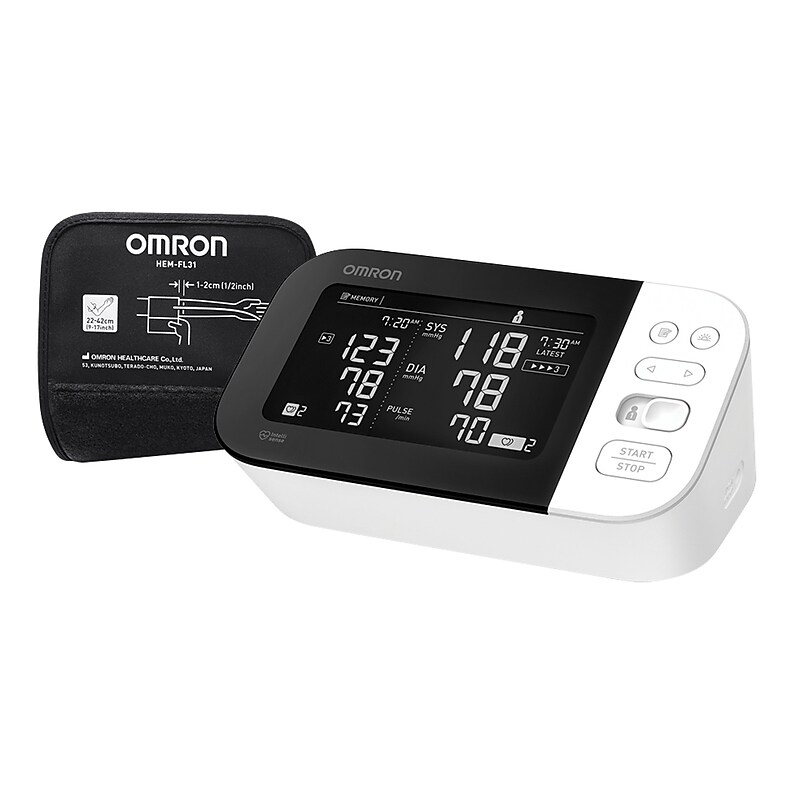 Omron 10 Series Digital Wireless Upper Arm Blood Pressure Monitor (OMRBP7450) image 1