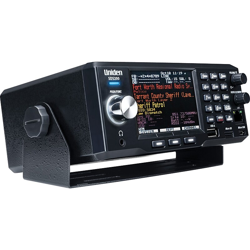 Uniden True I/Q SDS200 Trunk Tracker X Base/Mobile Scanner, Black image 1