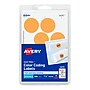 Avery Easy Peel Laser Color Coding Labels, 1 1/4" Dia, Neon Orange, 8 Labels/Sheet, 50 Sheets/Pack (5476)~#|#~sp75153384_sc7