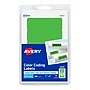 Avery Laser Color Coding Labels, 1" x 3", Neon Green, 5/Sheet, 40 Sheets/Pack (5494)~#|#~sp75153491_sc7