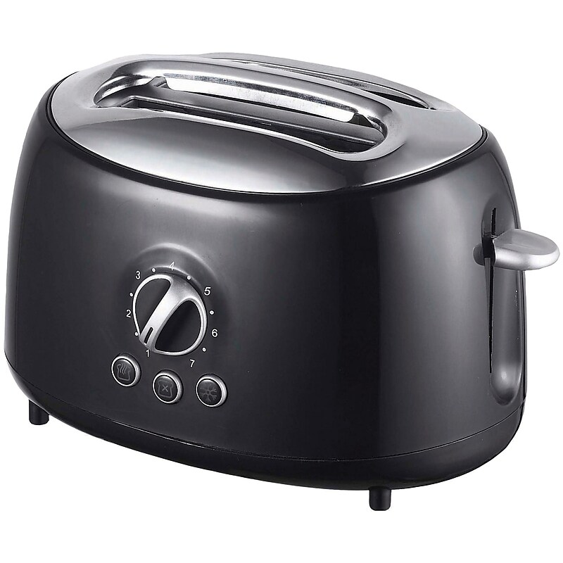 Brentwood Appliances Cool-Touch 2-Slice Retro Toaster with Extra-Wide Slots, Black (TS-270BK) image 1