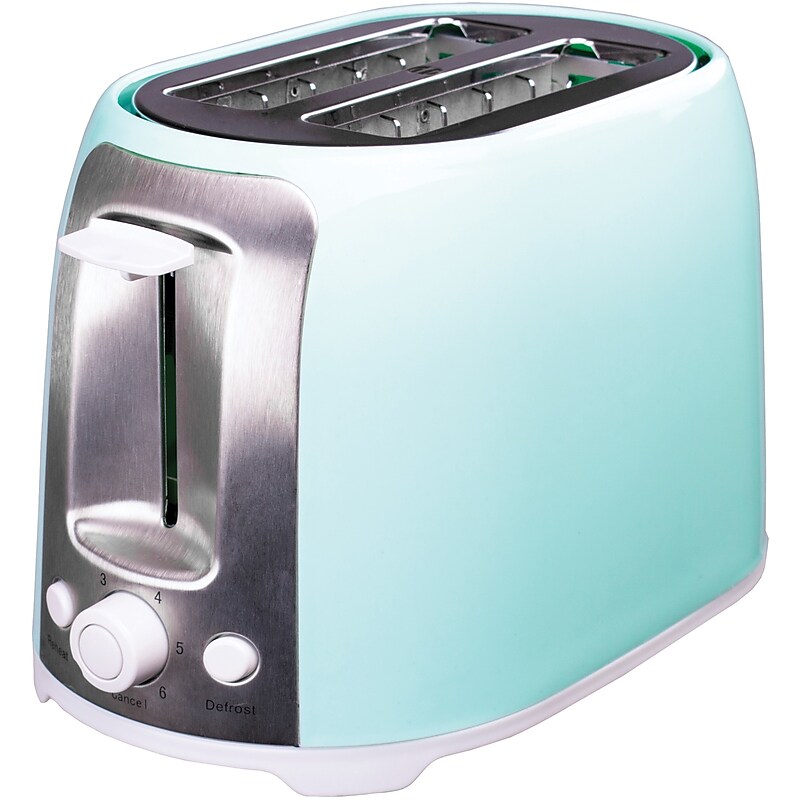 Brentwood Appliances Cool-Touch 2-Slice Toaster with Extra-Wide Slots, Blue (TS-292BL) image 1