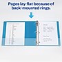 Avery Heavy Duty 2" 3-Ring View Binders, D-Ring, Periwinkle (17597)~#|#~sp75154104_sc7