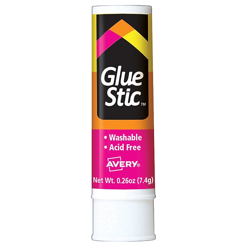 Avery GlueStic Glue Sticks, 0.26 oz. (00166) image 1