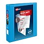 Avery Nonstick Heavy Duty 1 1/2" 3-Ring View Binders, Slant Ring, Light Blue (5401)~#|#~sp75154801_sc7