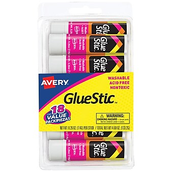 Cra-Z-Art Jumbo Washable Glue Sticks 4 Pack Acid Free Safe Non-Toxic