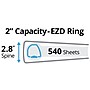 Avery Heavy-Duty View Binder with 2" One Touch EZD Rings, 540 Sheet Capacity, Pacific Blue (79778)~#|#~sp75155426_sc7
