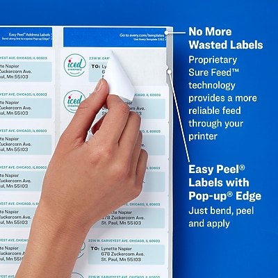 staples printing address labels