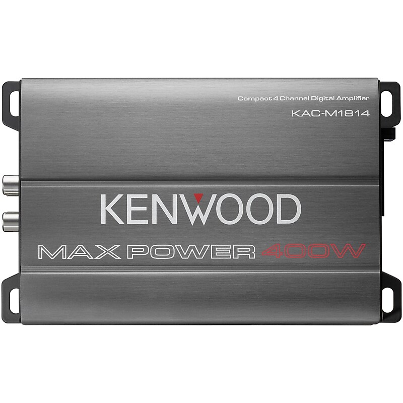 KENWOOD Max Power 400-Watt 4-Channel Class D Amp (KAC-M1814) image 1