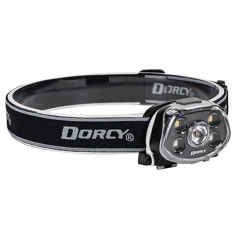 Dorcy Pro 11 in. LED 470-Lumen High CRI and UV Tilting Headlamp Flashlight, Gray (41-4320) image 1