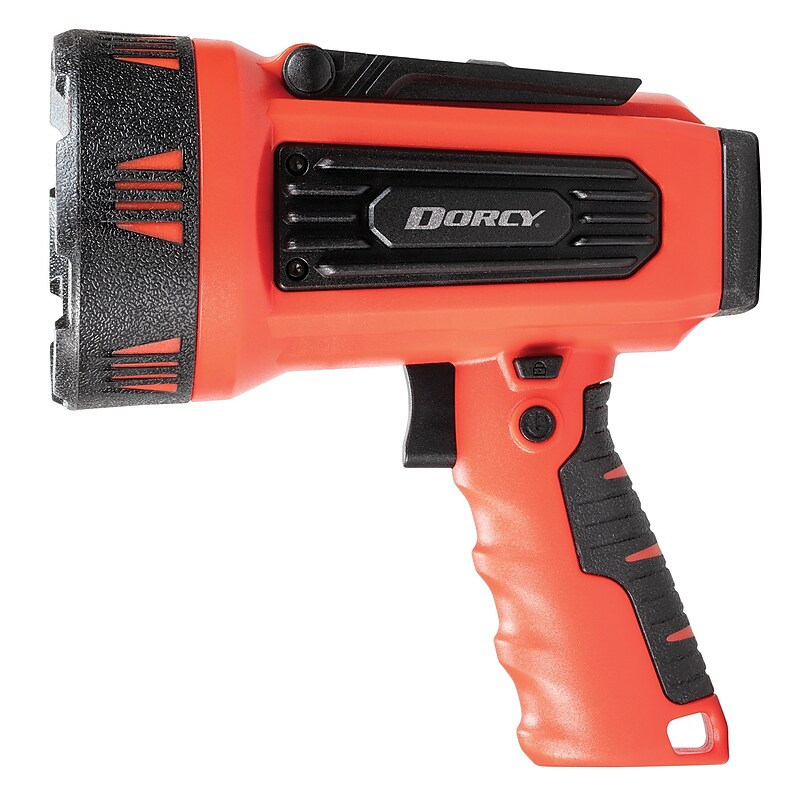 Dorcy Ultra USB 9" LED Rechargeable Flashlight, Black/Red (41-4356) image 1