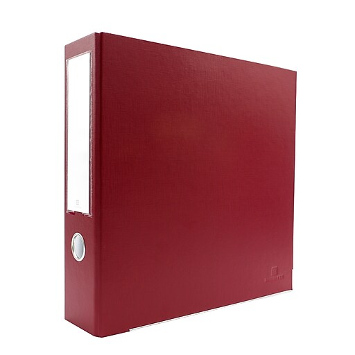Shop Staples for Bindertek 3Ring 3Inch Premium Binders, Brick Red