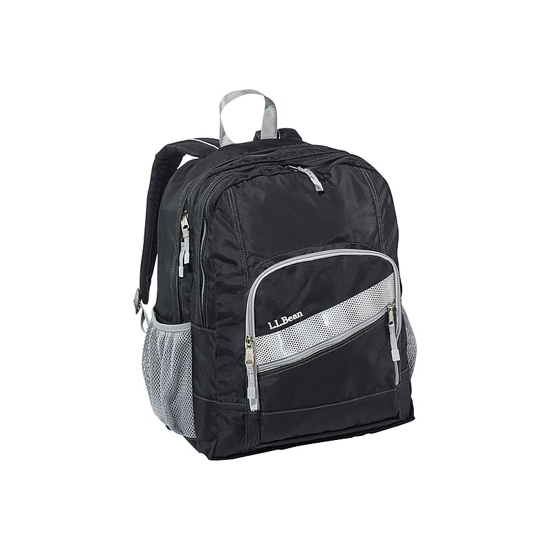 L.L.Bean Deluxe Book Pack Backpack, Medium, Black (0TXT901000) image 1