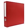 Bindertek Premium 1 1/2" 3-Ring Non-View Binders, D-Ring, Red (3SLN-RD)~#|#~sp75157918_sc7