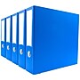 Bindertek Premium 2" 3-Ring Non-View Binders, D-Ring, Ocean Blue, 5/Pack (3EFPACK-OB)~#|#~sp75157969_sc7