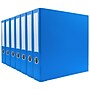 Bindertek Premium 1 1/2" 3-Ring Non-View Binders, D-Ring, Ocean Blue, 7/Pack (3SLPACK-OB)~#|#~sp75157979_sc7