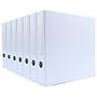Bindertek Premium 1 1/2" 3-Ring Non-View Binders, D-Ring, White, 7/Pack (3SLPACK-WH)~#|#~sp75157981_sc7