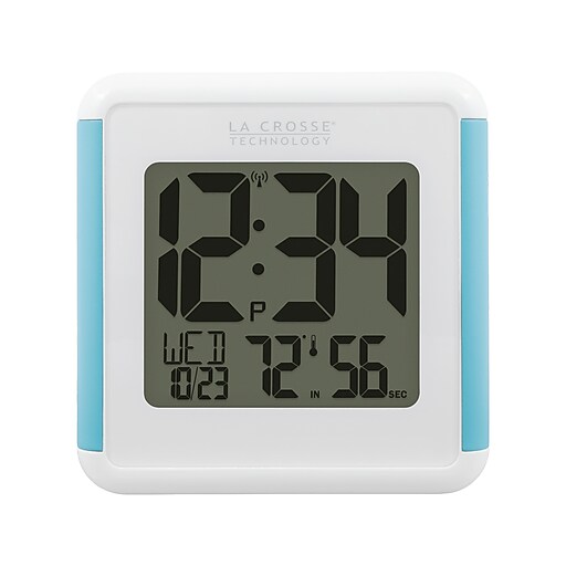 La Crosse Technology Wall/Table Clock (5151912) Staples
