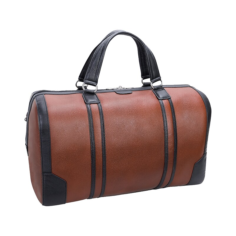 McKlein U Series 20.5" Leather Carry-On Travel Duffel, Brown (18190) image 1