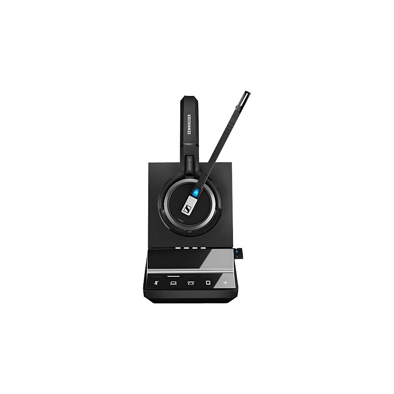 EPOS SDW 5066 Wireless Noise Canceling Stereo Headset, Over-the-Head, Black (507024) image 1