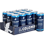 La Colombe Coffee Brazilian Iced Cold Brew Coffee, Dark Roast, 9 oz., 12/Carton (PPPURC1205)
