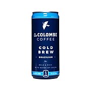 La Colombe Coffee Brazilian Iced Cold Brew Coffee, Dark Roast, 9 oz., 12/Carton (PPPURC1205)