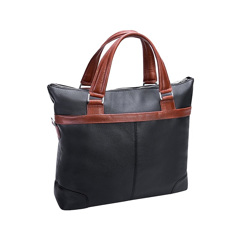 McKleinUSA EASTWARD U Series Leather Pocket Briefcase, Black (18392) image 1