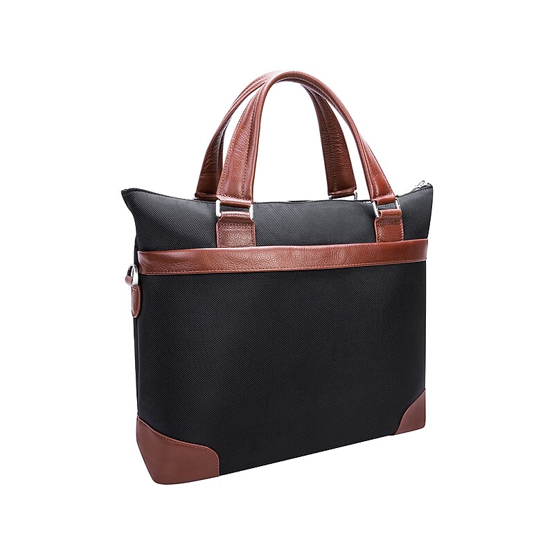 McKlein EASTWARD U Series Nylon Briefcase, Laptop Compatible, Black (78395) image 1