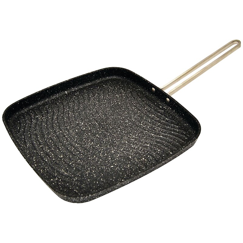 The Rock By Starfrit 030321-006-000 The Rock By Starfrit 10" Grill Pan With Bakelite Handles image 1