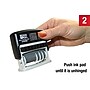 2000 Plus Micro Message Dater 12-in-1 Self-Inking Date and Message Stamp, Black Ink (011090)~#|#~sp75727358_sc7
