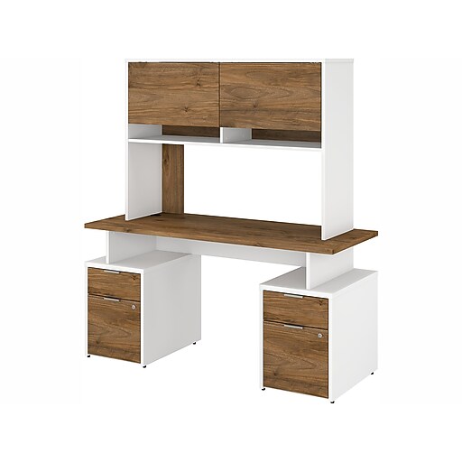 Bush Business Furniture Jamestown 60" Computer Desk with Four Drawers