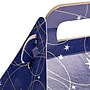 JAM Paper Gable Gift Box with Handle, Small, 3 1/4 x 6 x 3, Purple Shooting Stars Design (4353514)~#|#~sp75935343_sc7