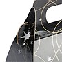 JAM Paper Gable Gift Box with Handle, Small, 3 1/4 x 6 x 3, Black Shooting Stars Design (4353509)~#|#~sp75935361_sc7