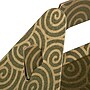 JAM Paper Gable Gift Box with Handle, 4" x 8" x 5.25", Green/Gold Swirl (4353522)~#|#~sp75936371_sc7