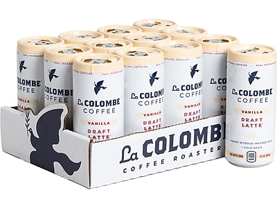 UPC 604913000029 product image for La Colombe Draft Latte Vanilla Cold Brew Coffee, Medium Roast, 9 Fl. Oz., 12/Car | upcitemdb.com