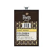 Peet's Coffee Colombia Luminosa Freshpack Coffee, Light Roast, 0.34 Oz., 76/Carton (PT13)