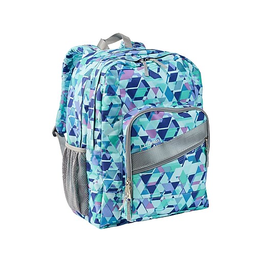 L.L.Bean Deluxe Book Pack Backpack, Fresh Mint Prism (0TXW709000) at