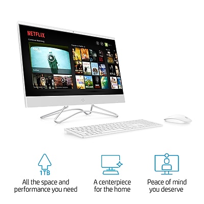 Hp 24 F0066 All In One Desktop Computer Intel I3 At Staples