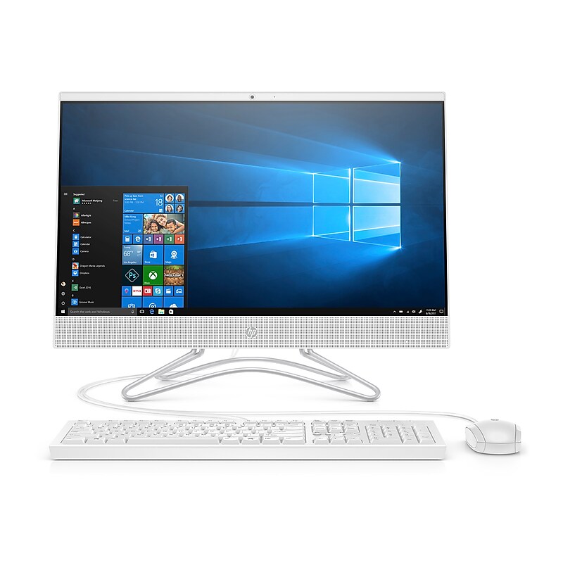 HP All-in-One 24-f0016 All In One Desktop Computer, 8th Generation Intel® Core™ i5-8250U Processor image 1