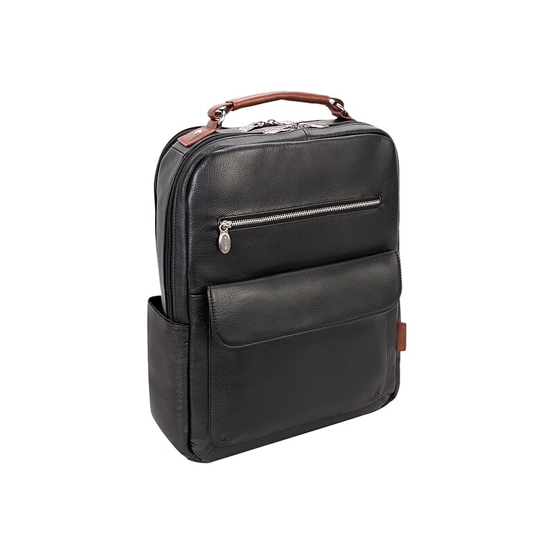 McKlein U Series Logan Genuine Leather Shoulder Bag, Black (19082) image 1