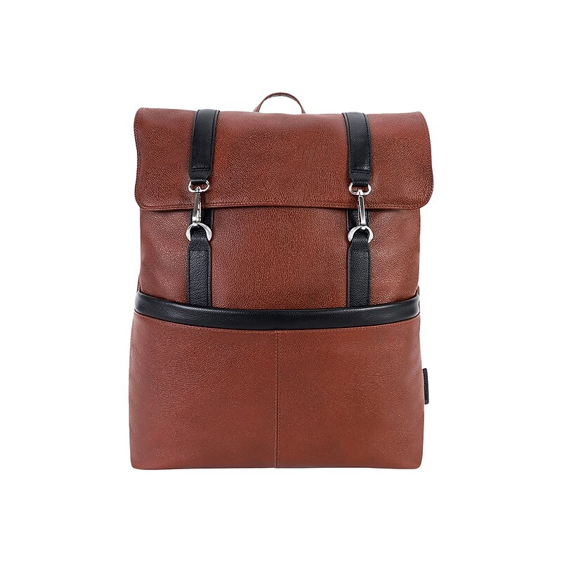 McKlein U Series Element Leather Laptop Backpack, Medium, Brown (18470) image 1