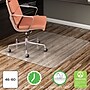 Deflect-O Hard Floor Chair Mat, 48" x 60", Clear (CM24442FBLKSS)~#|#~sp7631562_sc7
