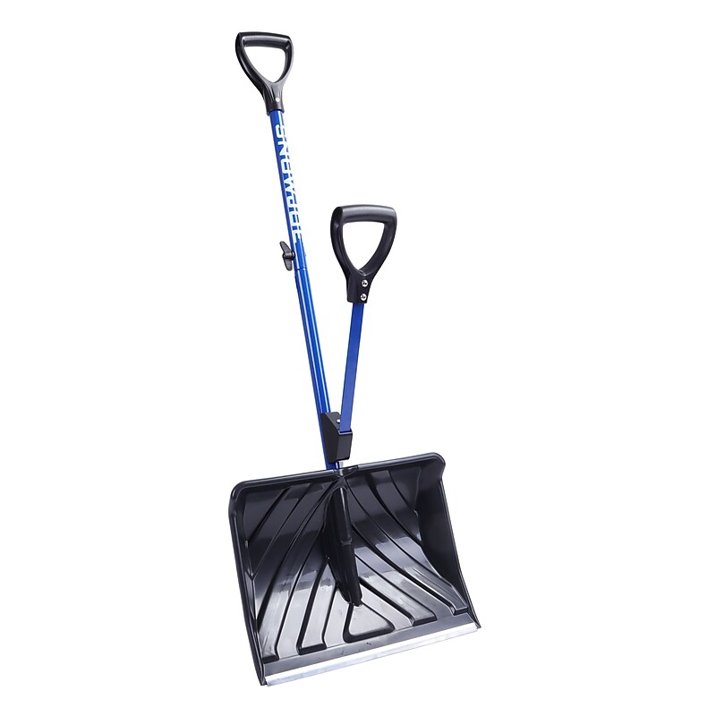 Snow Joe Shovelution 18" Strain-Reducing Snow Shovel with Spring Assisted Handle (SJ-SHLV01) image 1
